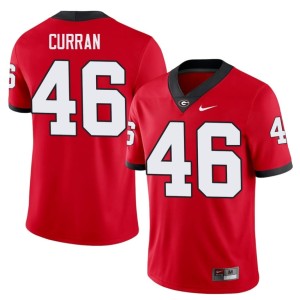 #46 Bulldog Nation Danny Curran Men Red Game Jerseys 406522-999