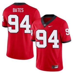#94 Men Henry Bates Red UGA Bulldogs 2025 Jerseys 669611-852