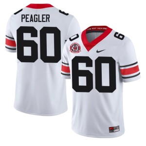 #60 Men's White Georgia Alumni Henry Peagler 1980 National Champions 40th Anniversary Jersey 566490-242