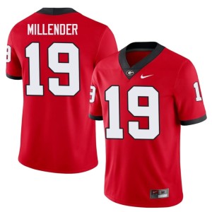 #19 Red Alumni Men Hezekiah Millender University of Georgia Jersey 454811-941