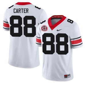 #88 1980 National Champions 40th Anniversary Jalen Carter White Player Men's Georgia Jerseys 149697-910