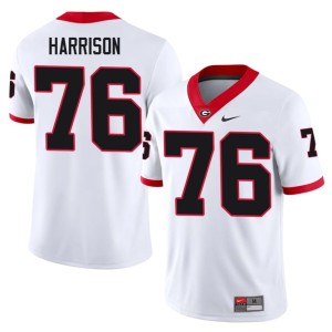 #76 Marcus Harrison Stitched Dawgs White Mens Jerseys 761800-718