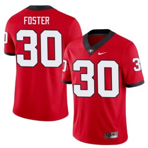 #30 Red 2026-27 Men UGA Terrell Foster Jerseys 282213-616