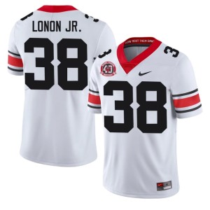 #38 AJ Lonon Jr. DGDs 1980 National Champions 40th Anniversary Mens White 2025 Jersey 587155-919