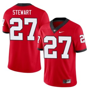 #27 University of Georgia Bulldogs Mens Blake Stewart Red Stitched Jerseys 338664-248