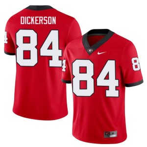 #84 Red UGA Bulldogs 2025 Dallas Dickerson Men Jersey 851219-387