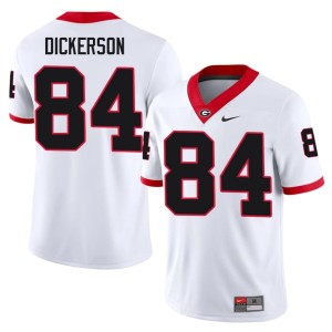 #84 Mens White NCAA Dallas Dickerson DGDs Jerseys 975475-327