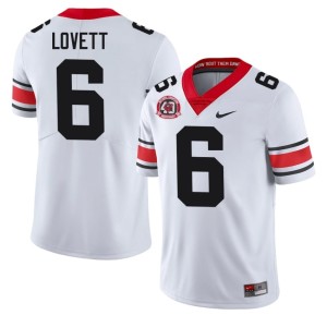 #6 Limited DGDs White Men Dominic Lovett 1980 National Champions 40th Anniversary Jersey 842640-392