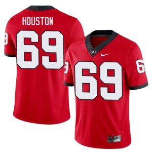 #69 Graham Houston Football DGDs Men Red Jerseys 298880-781