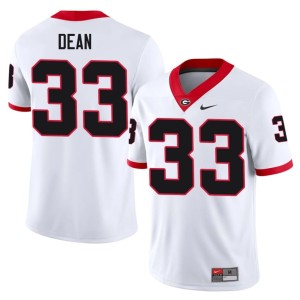 #33 Men Damn Good Dawgs PJ Dean White High School Jerseys 824682-966