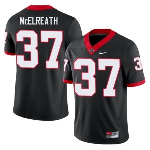 #37 Black 2026-27 University of Georgia Bulldogs Men Benjamin McElreath Jersey 788966-338
