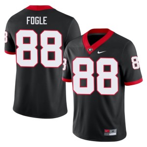 #88 Brayden Fogle UGA Bulldogs Player Men Black Jerseys 333278-546