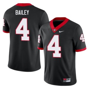 #4 Go Dawgs Black 2025 Champ Bailey Men's Jersey 933401-398