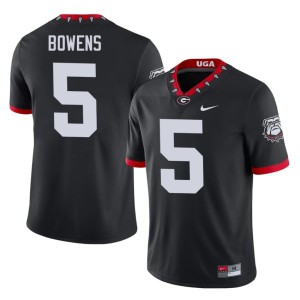 #5 Black Stitched UGA Mens Mascot 100th Anniversary Chauncey Bowens Jerseys 436706-730