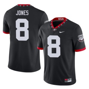 #8 Men's Player Go Dawgs Demello Jones Black Mascot 100th Anniversary Jerseys 536250-452