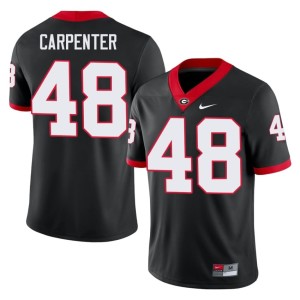 #48 Black Stitched Mens Duncan Carpenter Dawgs Jerseys 426307-105