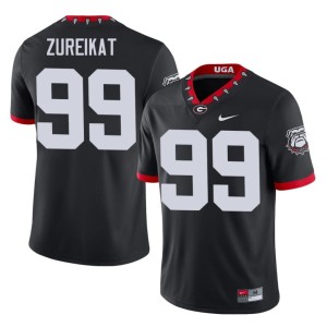 #99 Men's Black Harran Zureikat Game Mascot 100th Anniversary Georgia Bulldogs Jersey 412430-816