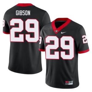 #29 Black NCAA Isaiah Gibson Men's UGA Jerseys 901795-218