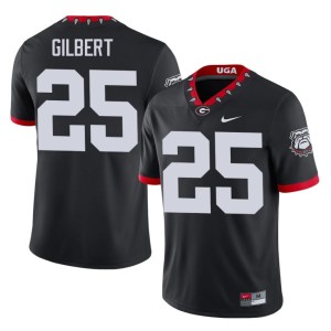 #25 Jontae Gilbert Black Official Men's UGA Mascot 100th Anniversary Jersey 345675-491