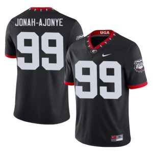 #99 Black Men Mascot 100th Anniversary University of Georgia Replica Joseph Jonah-Ajonye Jersey 943828-408