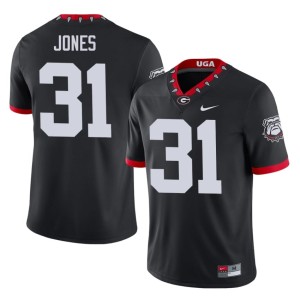 #31 Mascot 100th Anniversary Kyron Jones DGDs Black Football Mens Jersey 818599-580