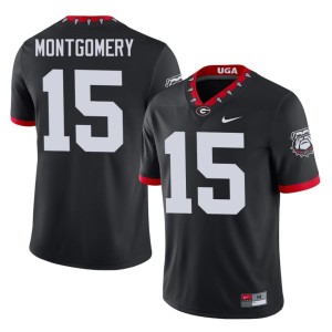 #15 Men College Mascot 100th Anniversary Ryan Montgomery Bulldog Nation Black Jersey 451489-181