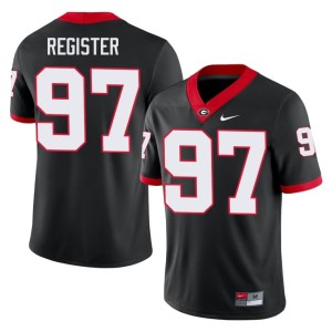 #97 Wade Register Damn Good Dawgs Men Black Replica Jerseys 321611-827