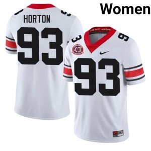 #93 Carter Horton Bulldog Nation Women White 1980 National Champions 40th Anniversary 2026-27 Jersey 912927-388