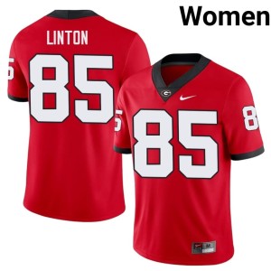 #85 University Chase Linton Women Red Go Dawgs Jerseys 333502-780