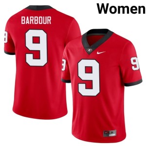 #9 High School Ethan Barbour Women's UGA Red Jersey 825569-639