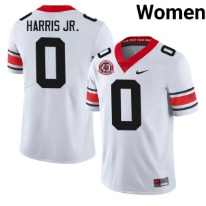 #0 Gabe Harris Jr. White 1980 National Champions 40th Anniversary Player UGA Bulldogs Women's Jersey 222223-288