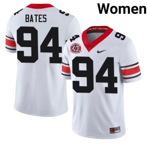 #94 UGA 1980 National Champions 40th Anniversary NCAA Henry Bates White Women's Jersey 799302-138