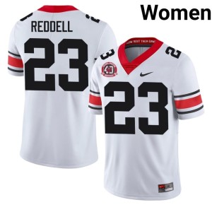 #23 Game Womens UGA Bulldogs Jaden Reddell White 1980 National Champions 40th Anniversary Jerseys 161881-481