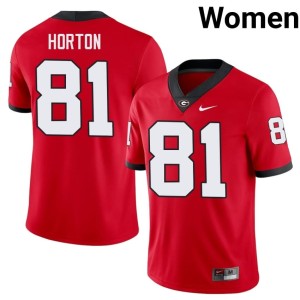 #81 Red Damn Good Dawgs Josh Horton Women Stitched Jerseys 275530-615