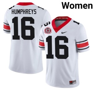 #16 White Game London Humphreys DGDs 1980 National Champions 40th Anniversary Women's Jersey 405297-530