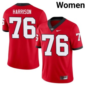 #76 Marcus Harrison Red Dawgs 2025 Womens Jerseys 720828-643