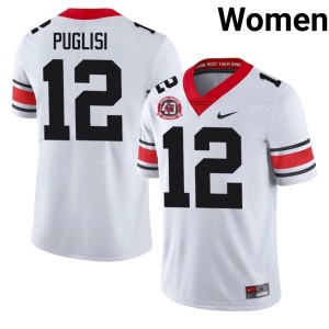 #12 UGA Limited Ryan Puglisi Women White 1980 National Champions 40th Anniversary Jersey 856689-718