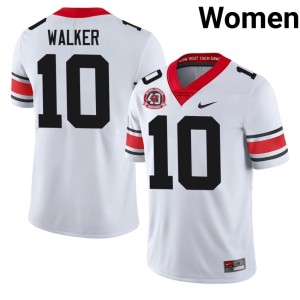 #10 DGDs Zayden Walker White 1980 National Champions 40th Anniversary Women's 2025 Jersey 813739-773