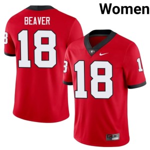 #18 NCAA Bryson Beaver Red Bulldog Nation Women's Jersey 423429-940