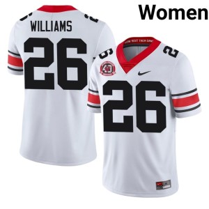#26 White Women's Alumni 1980 National Champions 40th Anniversary DGDs Gentry Williams Jersey 305978-911
