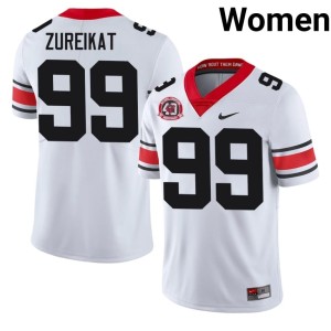 #99 Harran Zureikat Alumni 1980 National Champions 40th Anniversary White DGDs Women's Jersey 553008-511
