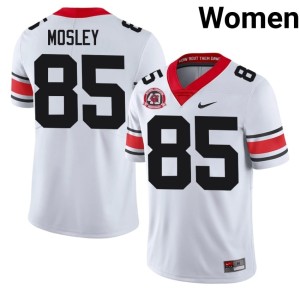 #85 White Women's 1980 National Champions 40th Anniversary Alumni Ryan Mosley Damn Good Dawgs Jersey 791605-880