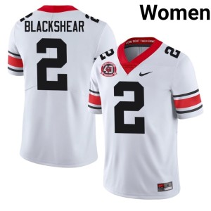 #2 Women's Game White Thomas Blackshear 1980 National Champions 40th Anniversary University of Georgia Bulldogs Jersey 812464-313