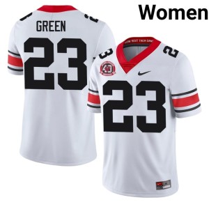 #23 Womens Tyriq Green University of Georgia 1980 National Champions 40th Anniversary White Game Jersey 983492-220