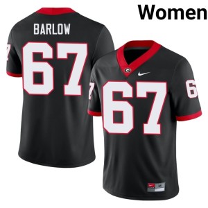 #67 Limited Damn Good Dawgs Clinton Barlow Women Black Jerseys 626615-444