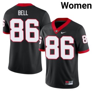 #86 Women's High School Black University of Georgia Bulldogs Dillon Bell Jerseys 984342-674