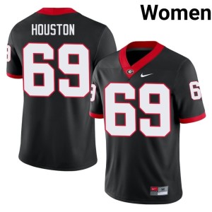 #69 Black Women's DGDs Graham Houston Player Jerseys 569308-872