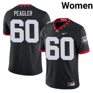 #60 Women's DGDs Mascot 100th Anniversary College Henry Peagler Black Jersey 789949-202