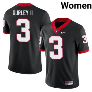 #3 Black Dawgs Alumni Women Todd Gurley II Jersey 476358-556