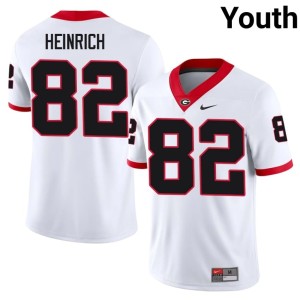 #82 Colton Heinrich Youth University of Georgia Bulldogs White 2026-27 Jersey 971690-902
